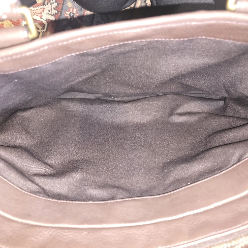 Coach Heritage Web Slim Briefcase #1171 Dark Brown Leather Briefcase